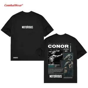 COMBATWEAR CONOR MCGREGOR TEE, The Notorious UFC, MMA Graphic Tee, UFC MMA Shirt, Gym Wear, Gift for Fighters, Sports Apparel
